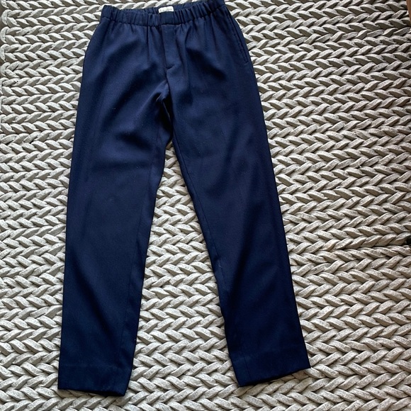 Club Monaco Wool Navy Blue Pants - Picture 2 of 7
